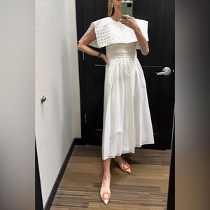 Antonio Melani white tiered dress